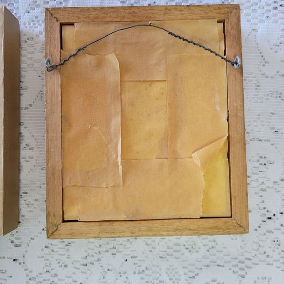 Vintage Paper Tole 3-D Art Holly Hobbie Kids Flower Fruit Baskets signed art - Picture 12 of 14